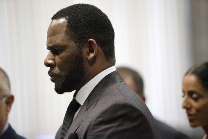 Singer R. Kelly, at a hearing at Leighton Criminal Court in Chicago, Illinois, in June 2019.