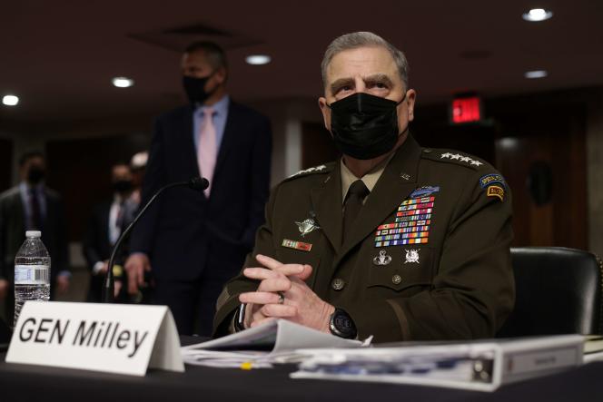 U.S. Army Chief of Staff Gen. Mark Milley in the Senate September 28, 2021, in Washington, DC.