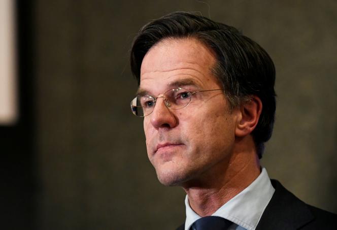 Dutch Prime Minister Mark Rutte on March 17, 2021 in The Hague.