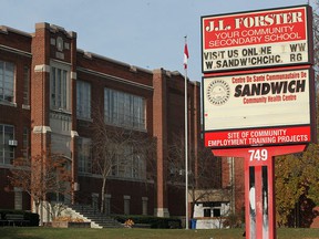 The exterior of JL Forster High School is shown in this 2012 file photo.
