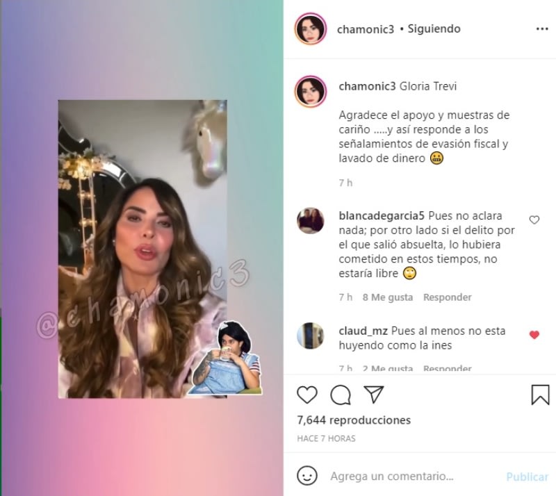 Gloria Trevi laundered money: "Now it turns out that they are all innocent"