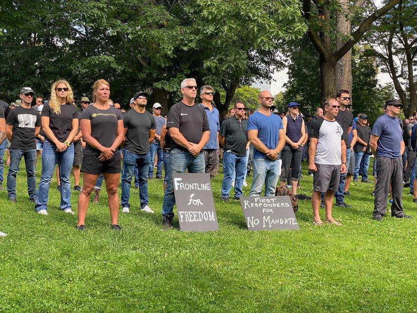 An anti-vaccine organization called Canadian Frontline Nurses has planned a series of protests against vaccination mandates for essential workers in Ontario and across Canada on Monday.