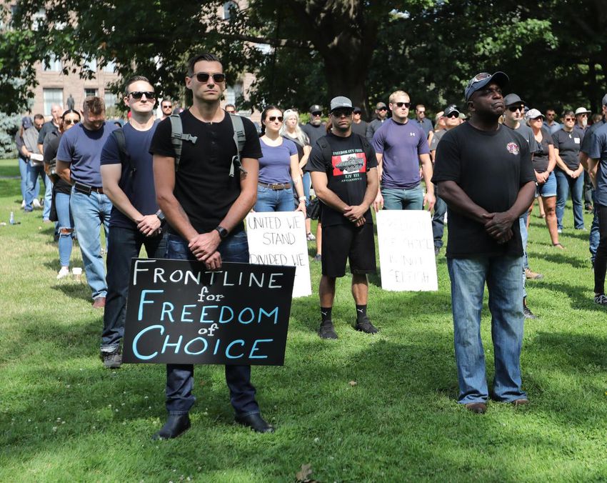 Politicians and health experts have tolerated the actions after information about planned protests by a group claiming to be frontline nurses in front of hospitals in Toronto and across Canada was widely shared online.