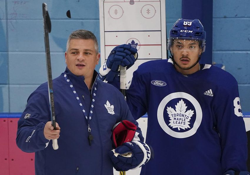 Sheldon Keefe is entering his third season as the Leafs head coach.