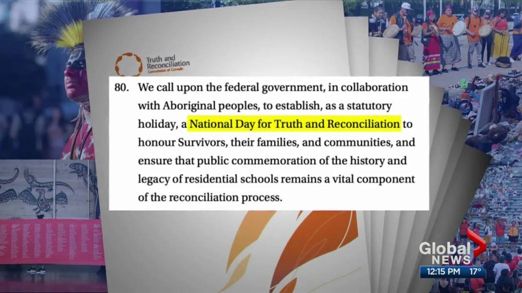 Click to play video: 'Meaningful ways to commemorate Canada's first Truth and Reconciliation Day'