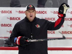 Senators head coach DJ Smith will lead his team to their first preseason game against the Jets in Winnipeg on Sunday.