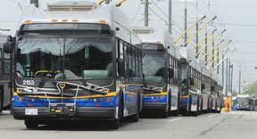 This is a stock photo of the TransLink buses.