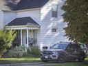 A LaSalle police patrol car is parked outside a home at 2239 Front Rd. In LaSalle as police investigate the death of a man, Tuesday, Sept. 28, 2021.