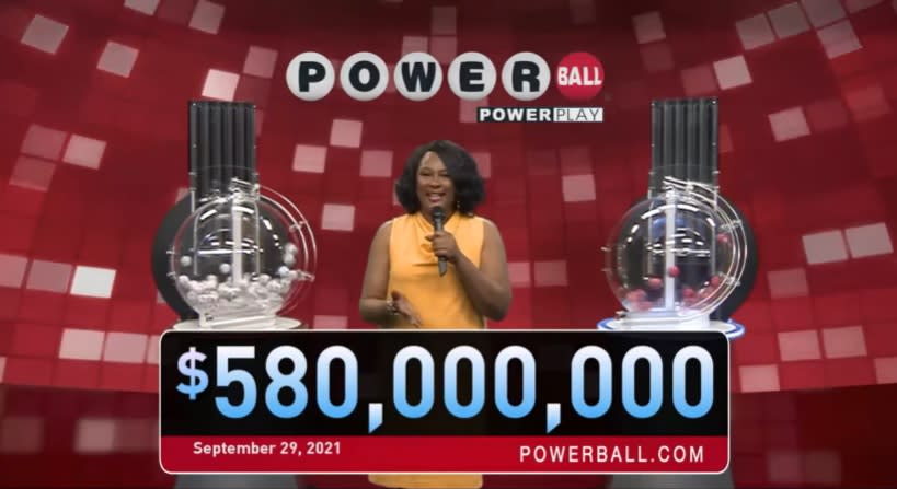 Powerball!  They publish winning numbers of the drawing of September 29