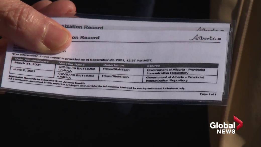 Click to Play Video: 'Alberta's Vaccine Passport System Kicks Off Amid Rising Fourth Wave'