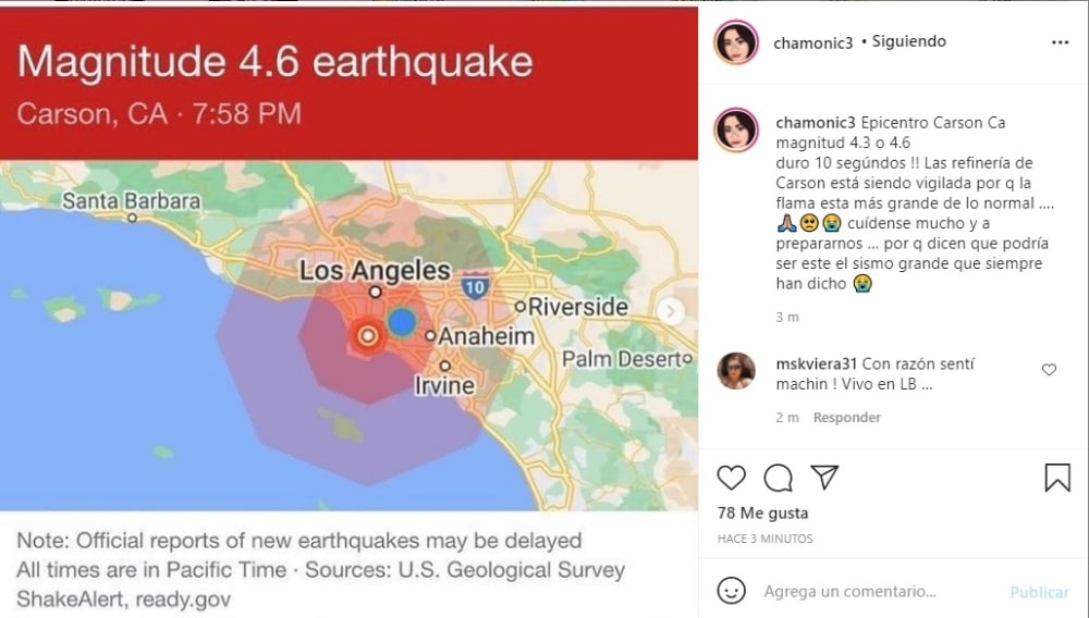 California earthquake epicenter: It was 10 seconds of terror