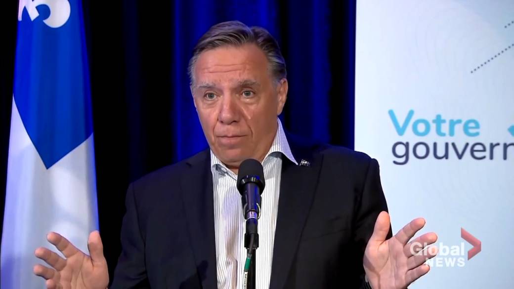 Click to play video: 'Quebec Prime Minister criticizes Trudeau, says O'Toole would be easier to work with'