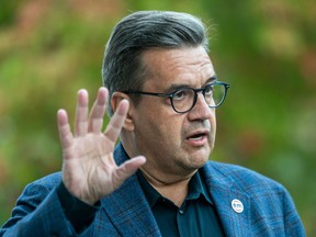 Denis Coderre's plan calls for more urban agriculture on the island of Montreal and more protections for green spaces.
