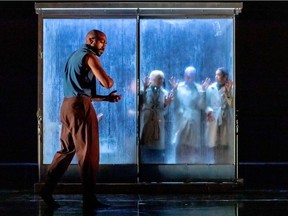 Dancer Jeremy Coachman in Vanishing Mélodies, the new show from Ballets Jazz Montréal.