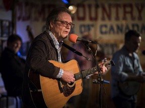 Craig Morrison performs at Hillbilly Night at the Wheel Club in Notre-Dame-de-Grâce on Monday, October 25.