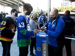 Fans are welcome back to Rogers Arena earlier this month for a preseason game between the Canucks and the Jets.