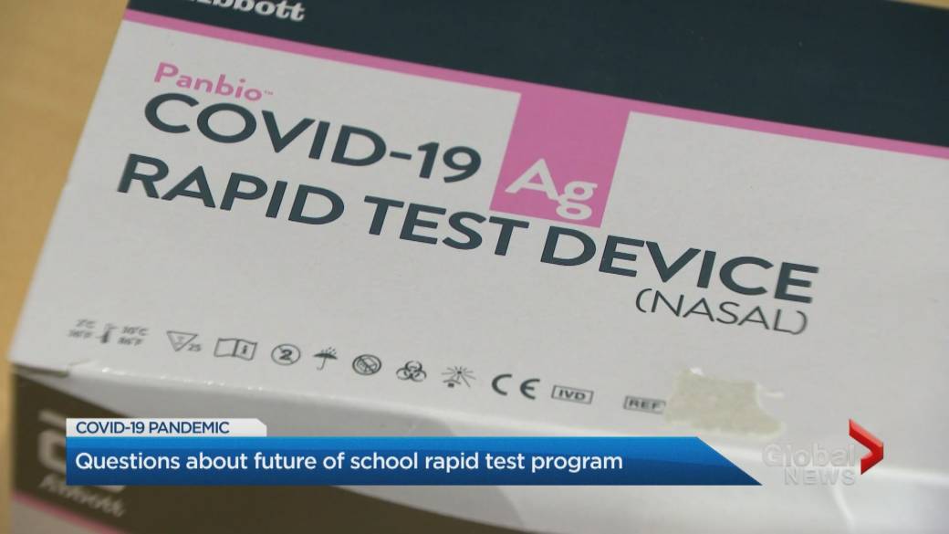 Click to Play Video: 'Questions About the Future of the COVID-19 Rapid Test Program at School'