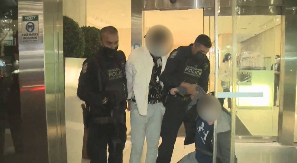 Click to Play Video: 'VPD Gang Unit Arrests Two Men in Downtown Vancouver'