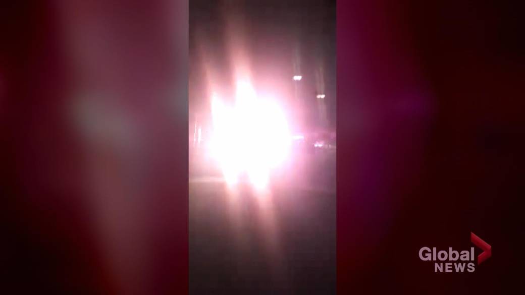 Click to play video: 'Police chase ends with car crashing into Saskatoon's home'