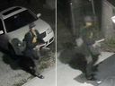 Surveillance camera footage of a suspicious woman in an arson attack in the 700 block of Windsor Avenue in Windsor on the morning of September 30, 2021.