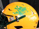 The St. Clair Fratmen football team helmet insignia is shown in this file photo.