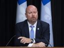 Quebec Minister of Indigenous Affairs, Ian Lafrenière.