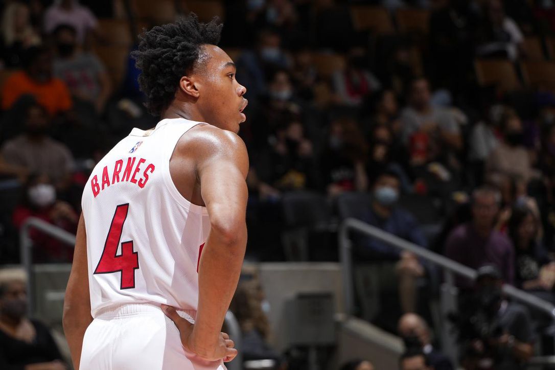 Scottie Barnes of the Toronto Raptors will make his NBA regular season debut against the Wahsington Wizards at Scotiabank Arena.