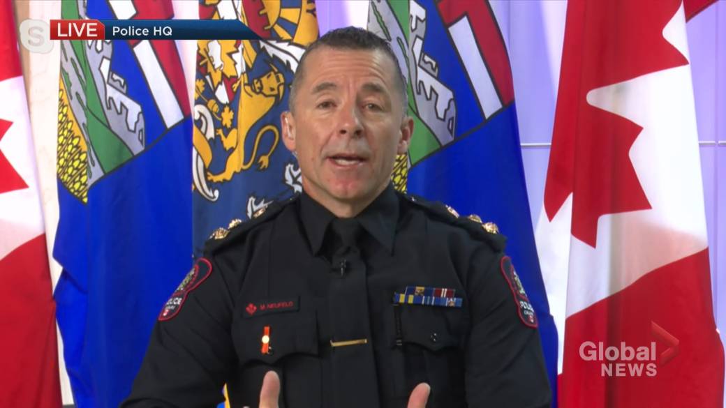 Click to play video: 'Calgary Police Chief Mark Neufeld Discusses Municipal Election Results, Sean Chu Controversy, and Vaccination of Police Officers'