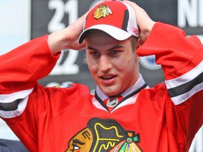 Kyle Beach was selected 11th overall by the Chicago Blackhawks in 2008.