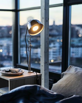 Ravaror clamp table lamp by Ikea designer Mikael Axelsson.