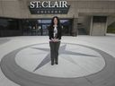 St. Clair College President Patti France is pictured on the main campus on Tuesday, October 5, 2021.
