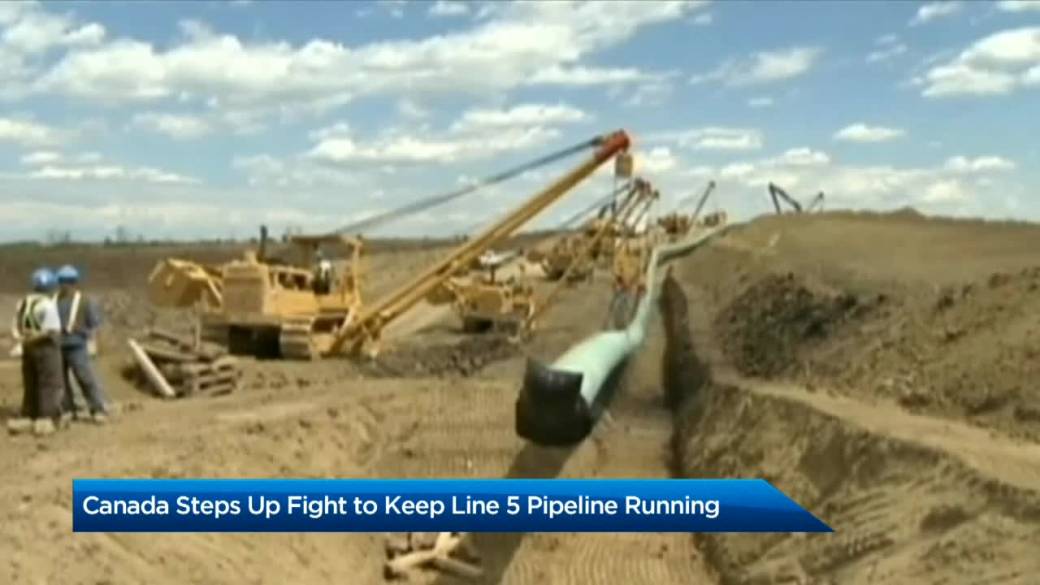 Click to play video: 'Canada Faces Enbridge Line 5 Pipeline Closure'