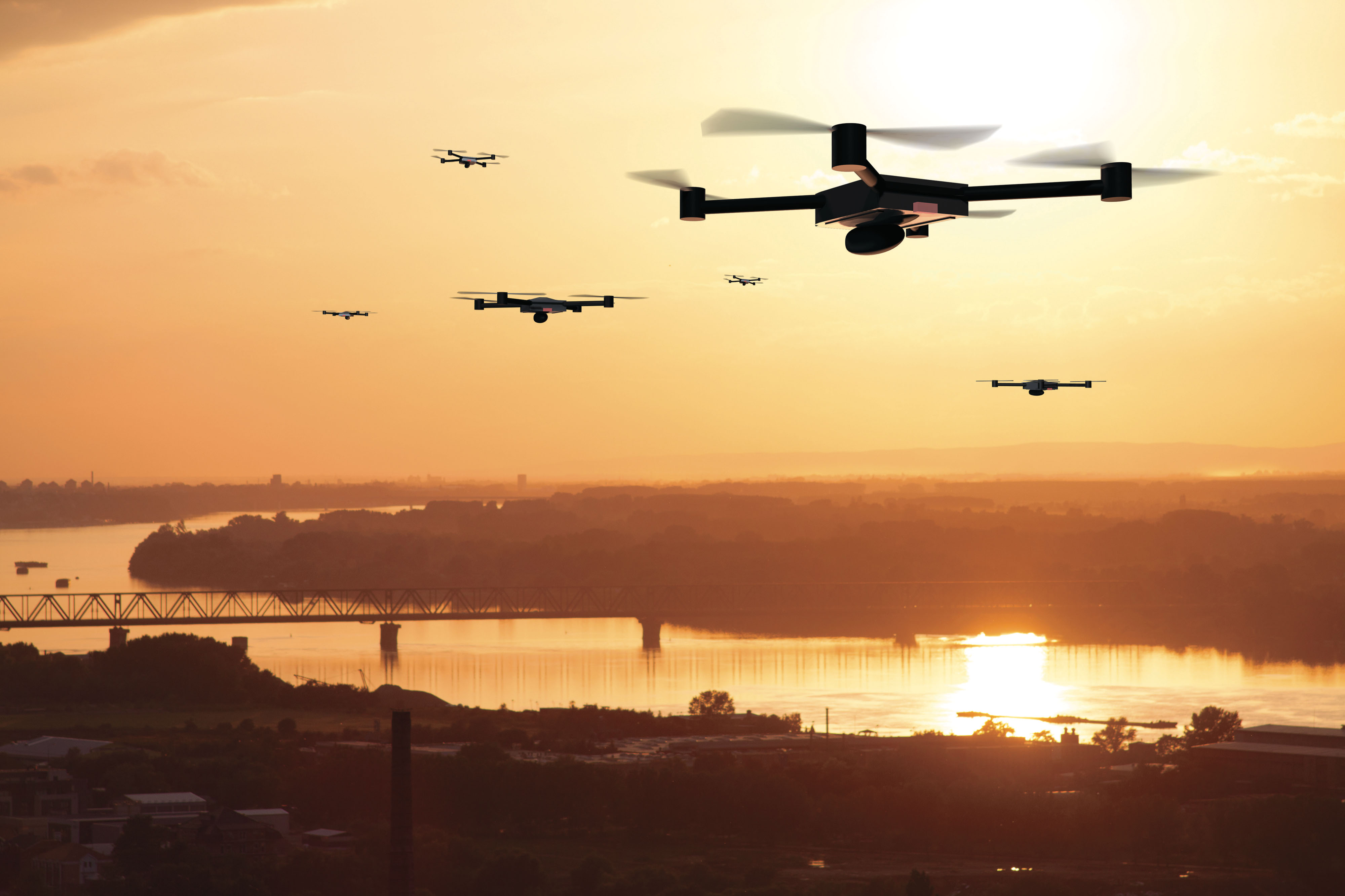 Aerial surveys by drones.  (Aerogondo / iStock)