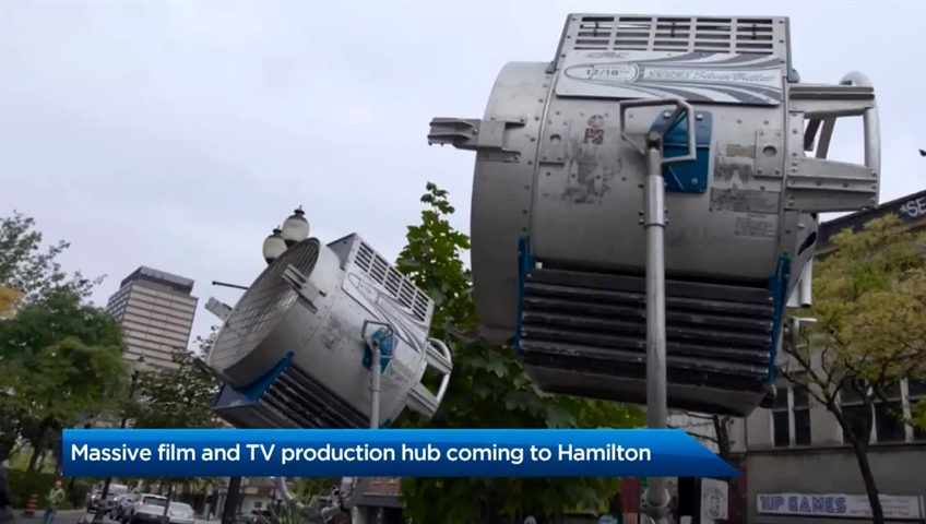 Click to play video: 'Film and TV Mass Production Center Coming to Hamilton'