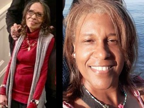 (R) Ava Burton, 58, and her mother Tatilda Noble, 85, were reported missing from their home in Whitby on Thursday, October 14, 2021.