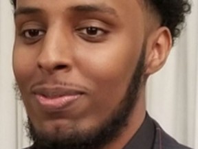 Hashim Omar Hashi, 20, was fatally shot on Falstaff Ave. on Sunday, January 31, 2021.