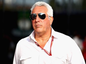Lawrence Stroll of Canada leaves the paddock after qualifying for the Hungarian Formula One Grand Prix at the Hungaroring on July 28, 2018 in Budapest, Hungary.