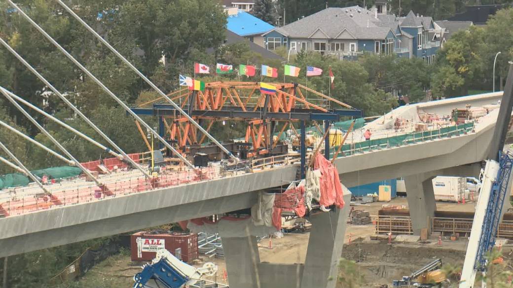 Click to Play Video: 'Completion of Tawatinâ Bridge Platform Marks Another Milestone for Edmonton Valley Line LRT'
