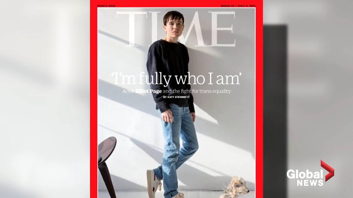 Click to play video: 'NS trans community applauds Elliot Page after Time magazine cover'