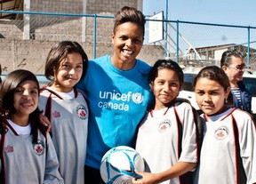 Olympic soccer powerhouse Karina LeBlanc, UNICEF Canada Ambassador