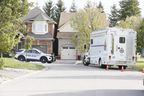 Durham Regional Police continue to investigate the suspected disappearance of Ava Burton, 58, and her 85-year-old mother, Tatilda Noble, from their home in Whitby, Monday, Oct. 18, 2021.  