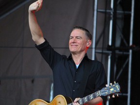 Bryan Adams performs at the latest Summer Sounds FM concert series at Shell Place in Fort McMurray, Alta.  on Saturday July 13, 2019.