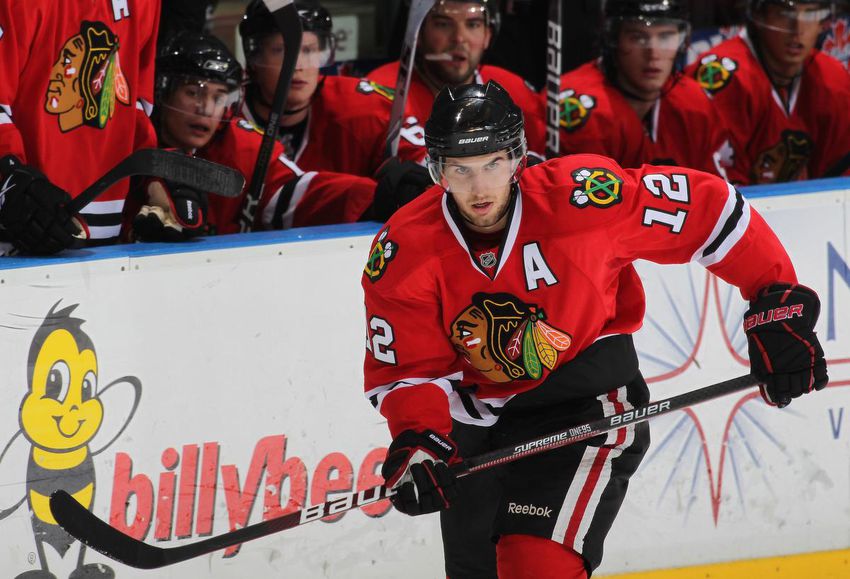 Kyle Beach with the Chicago Blackhawks photographed in September 2010 at the John Labatt Center in London, Ontario.