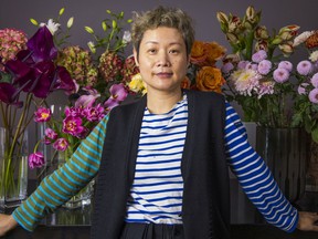 Florist Vivian Liu of Arbutus Florist in Vancouver is optimistic as collection limits for COVID-19 are being lifted.