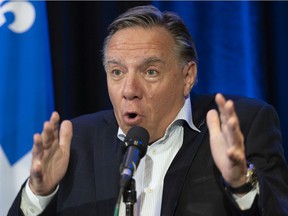 The Prime Minister of Quebec, François Legault.