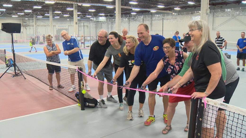 Click to play video: '' An Important Outing '- Long-coveted pickleball installation opens in Regina'