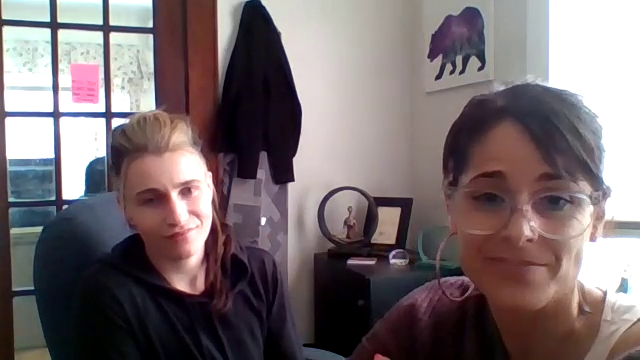 Jess MacDonald and Emma Halpern say the new funding will help them provide more services with the Elizabeth Fry Society.