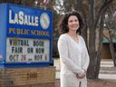 LaSalle Public School Prime Minister's Award winner Deanna McLennan on Monday. 