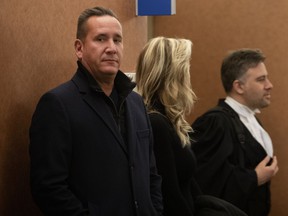 Leonardo Rizzuto arrives at the Montreal courthouse on Monday, February 25, 2019.