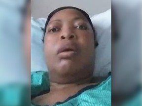 In a video posted on Facebook, Mireille Ndjomouo said she was given penicillin despite telling hospital staff she was allergic to it.